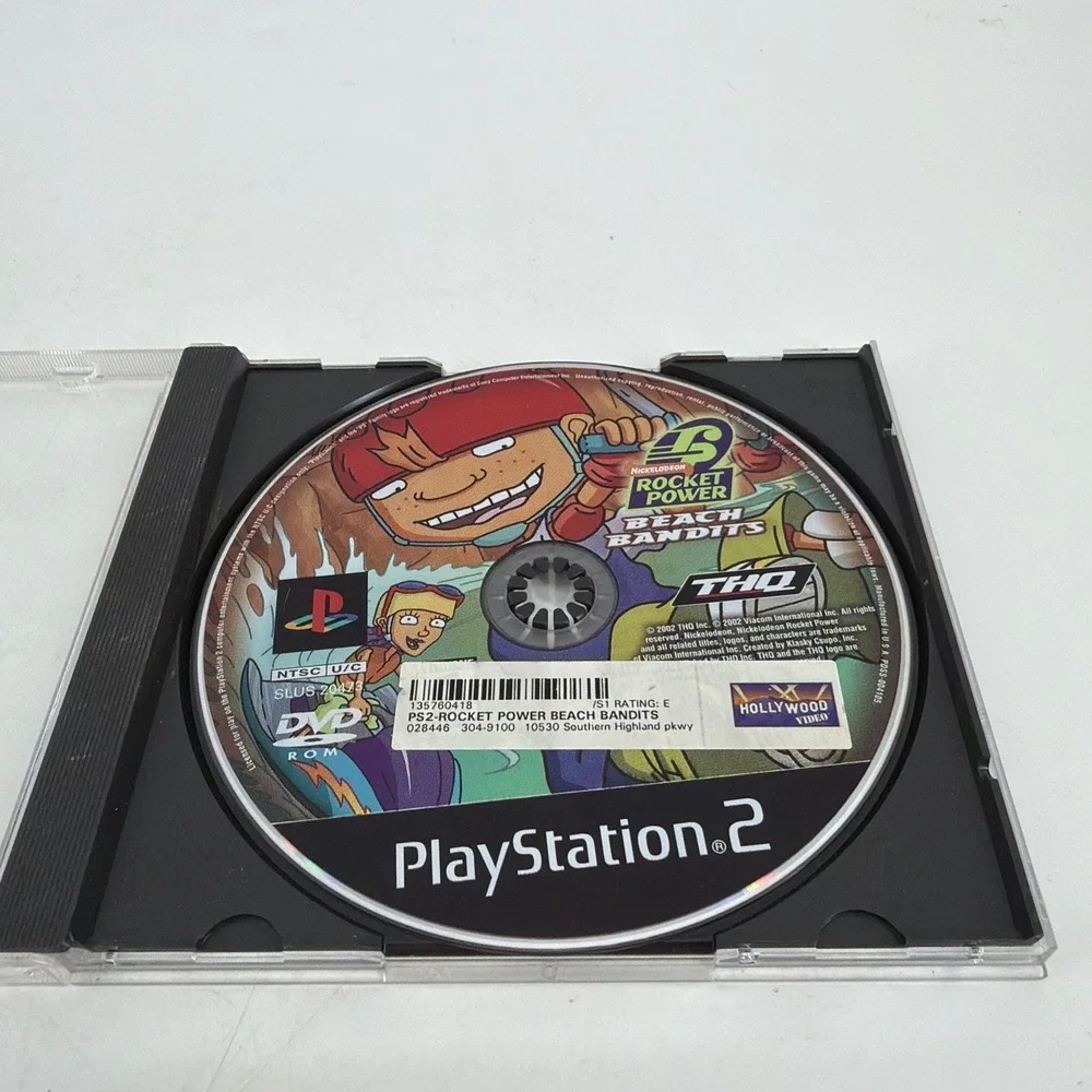 Rocket Power Beach Bandits Sony PlayStation 2 PS2 Disc Only Tested Nickelodeon